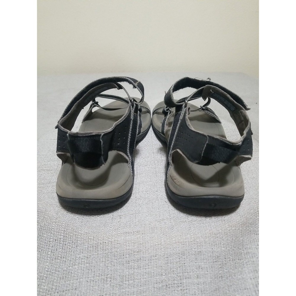 Teva Tirra Sandals Womens Black Grey Adjustable Hook Loop Strappy F27119A Sz 11 - Picture 4 of 16